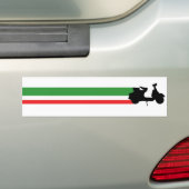 Italië Scooter streaks Bumpersticker (Op auto)