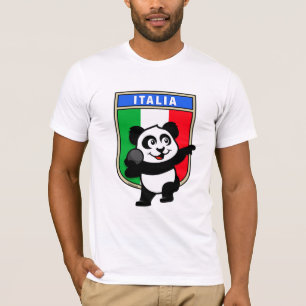 Italië Shot Put Panda T-shirt