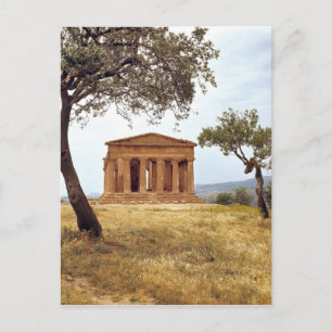 Italië, Sicilië, Agrigento. De ruïnes van de 2 Briefkaart
