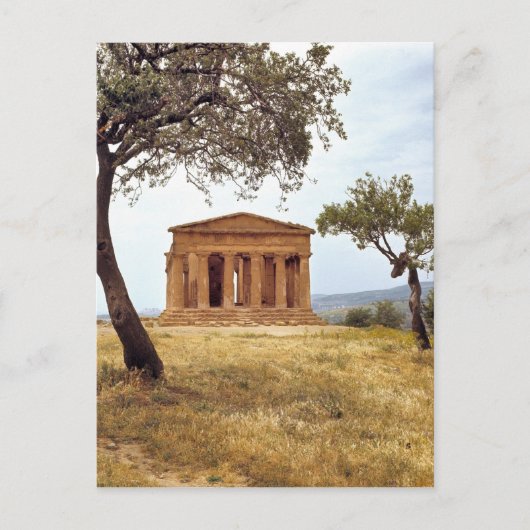 Italië, Sicilië, Agrigento. De ruïnes van de 2 Briefkaart (Voorkant)