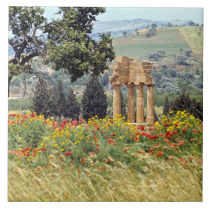 Italië, Sicilië, Agrigento. De ruïnes van de Tegeltje
