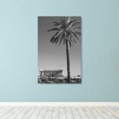 Italië, Sicilië, Agrigento, La Valle dei Templi, 3 Canvas Afdruk (Insitu (Houten vloer))