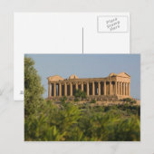 Italië, Sicilië, Agrigento, La Valle dei Templi, 4 Briefkaart (Voorkant / Achterkant)