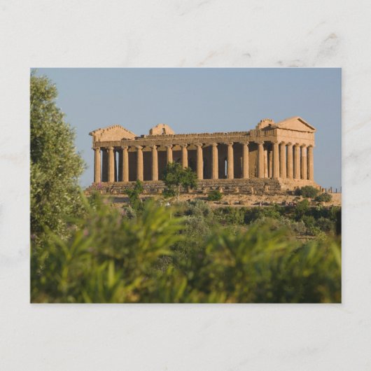 Italië, Sicilië, Agrigento, La Valle dei Templi, 4 Briefkaart (Voorkant)