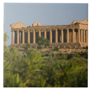 Italië, Sicilië, Agrigento, La Valle dei Templi, 4 Tegeltje