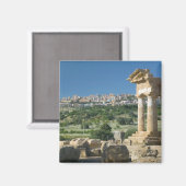 Italië, Sicilië, Agrigento, La Valle dei Templi; Magneet (Voorkant / Achterkant)