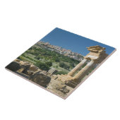 Italië, Sicilië, Agrigento, La Valle dei Templi; Tegeltje (Zijkant)