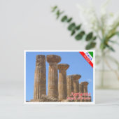 Italië - Sicilië - Agrigento - Tempio di Eracleo - Briefkaart (Staand voorkant)