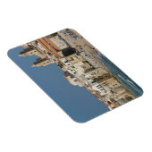 Italië, Sicilië, Cefalu, Uitzicht met Duomo uit Magneet (Rechterzijde)