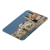 Italië, Sicilië, Cefalu, Uitzicht met Duomo uit Magneet (Linkerzijde)