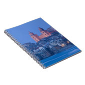 Italië, Sicilië, Cefalu, Uitzicht met Duomo uit Notitieboek (Rechterzijde)