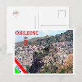 Italië - Sicilië - Corleone - Briefkaart (Voorkant / Achterkant)