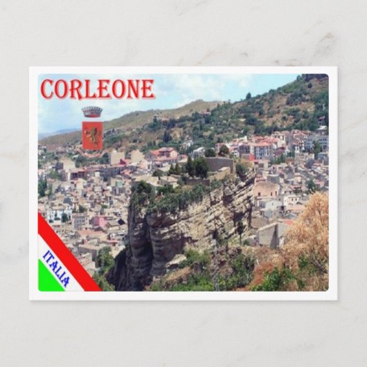 Italië - Sicilië - Corleone - Briefkaart (Voorkant)