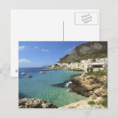 Italië, Sicilië, de Egadische eilanden, Levanzo, Briefkaart (Voorkant / Achterkant)