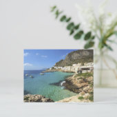 Italië, Sicilië, de Egadische eilanden, Levanzo, Briefkaart (Staand voorkant)