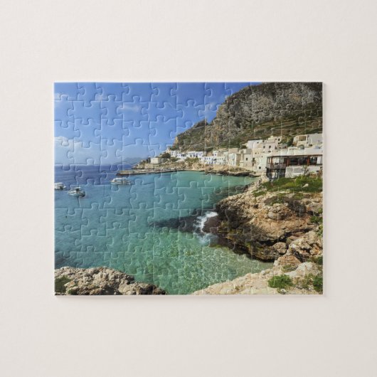 Italië, Sicilië, de Egadische eilanden, Levanzo, Legpuzzel (Horizontaal)