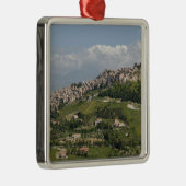 Italië, Sicilië, Enna, Calascibetta, Morning Uitzi Metalen Ornament (Rechts)