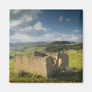 Italië, Sicilië, Enna, Pergusa, Oud Boerderij Magneet