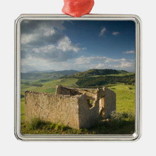 Italië, Sicilië, Enna, Pergusa, Oud Boerderij Metalen Ornament