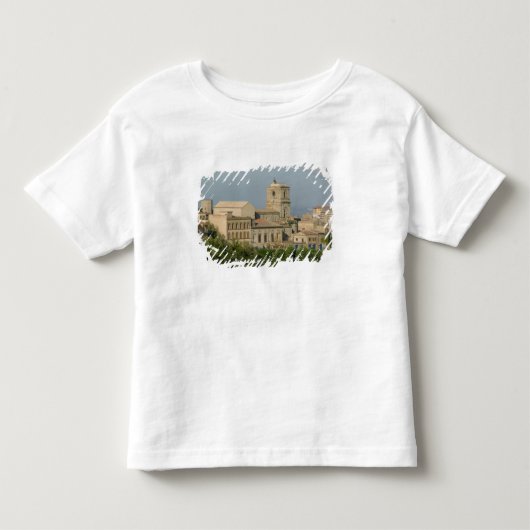 Italië, Sicilië, Enna, Uitzicht van de stad Rocca  Kinder Shirts (Voorkant)