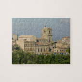 Italië, Sicilië, Enna, Uitzicht van de stad Rocca  Legpuzzel (Horizontaal)