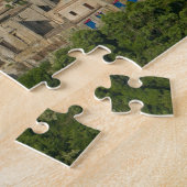 Italië, Sicilië, Enna, Uitzicht van de stad Rocca Legpuzzel (Zijkant)