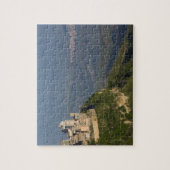 Italië, Sicilië, Enna, Uitzicht van de stad Rocca  Legpuzzel (Verticaal)