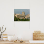 Italië, Sicilië, Enna, Uitzicht van Rocca di 2 Poster (Keuken)
