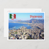 Italië - Sicilië - Palermo - Briefkaart (Voorkant / Achterkant)