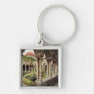 Italië, Sicilië, Palermo. De kloostergangen blijve Sleutelhanger