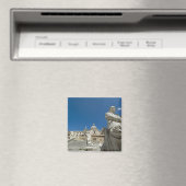 Italië, Sicilië, Palermo, fontein met buste en Magneet (Insitu (Vaatwasser))