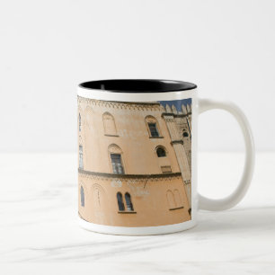 Italië, Sicilië, Palermo, Palazzo dei Normanni Tweekleurige Koffiemok
