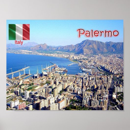 Italië - Sicilië - Palermo - Poster (Voorkant)