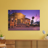 Italië, Sicilië, Palermo, Teatro Massimo Opera Canvas Afdruk (Insitu (Woonkamer))