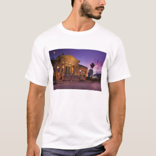 Italië, Sicilië, Palermo, Teatro Massimo Opera T-shirt