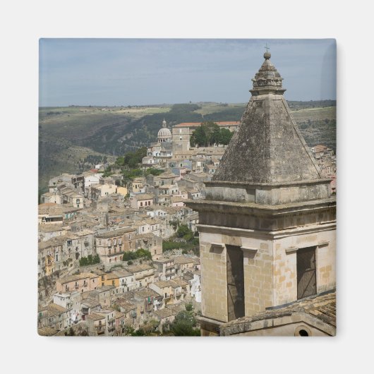 ITALIË, Sicilië, RAGUSA IBLA: Uitzicht in de stad  Magneet (Voorkant)