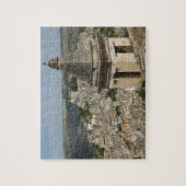 ITALIË, Sicilië, RAGUSA IBLA: Uitzicht van de stad Legpuzzel (Verticaal)
