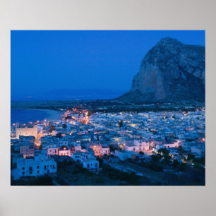 Italië, Sicilië, SAN VITO LO CAPO, Resort Town Poster