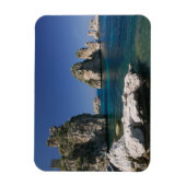 Italië, Sicilië, Scopello, Rocks door Tonnara Magneet (Verticaal)