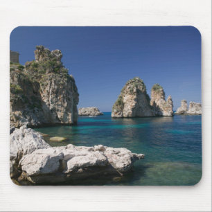 Italië, Sicilië, Scopello, Rotsen bij Tonnara Muismat