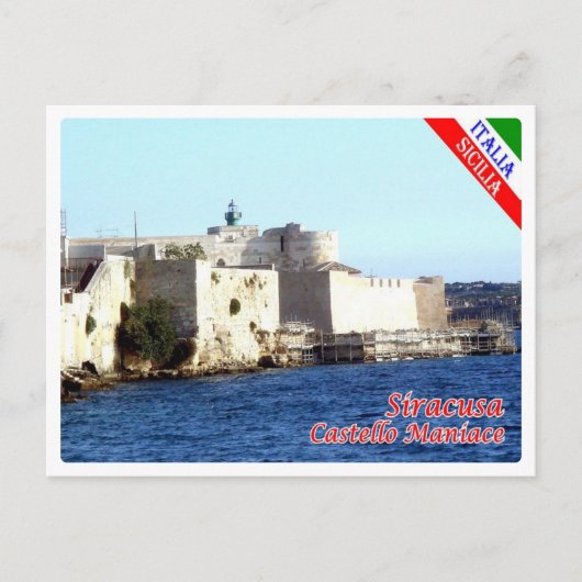 Italië - Sicilië - Siracusa - Maniace Castle - Briefkaart (Voorkant)