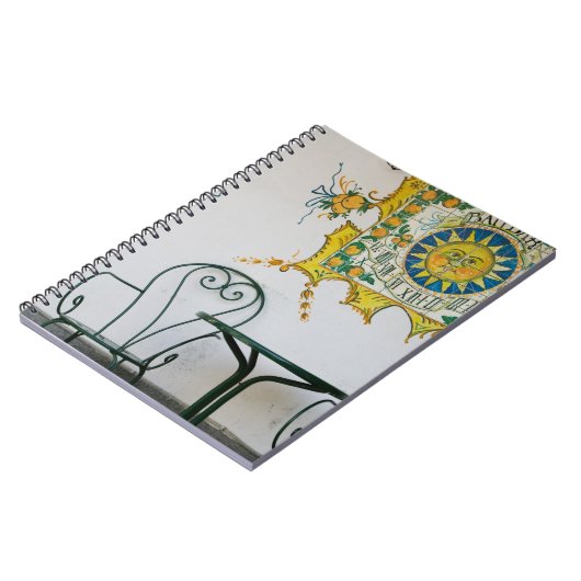 ITALIË, Sicilië, TAORMINA: Bam, streepjescel detai Notitieboek (Linkerzijde)