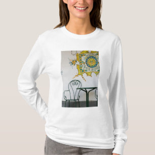 ITALIË, Sicilië, TAORMINA: Bam, streepjescel detai T-shirt