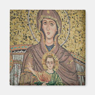 ITALIË, Sicilië, TAORMINA: Corso Umberto 1, Mozaïe Magneet