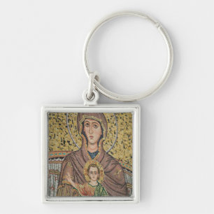 ITALIË, Sicilië, TAORMINA: Corso Umberto 1, Mozaïe Sleutelhanger