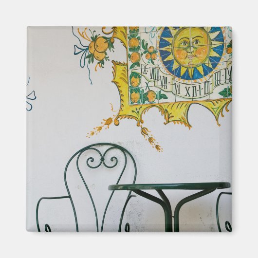 ITALIË, Sicilië, TAORMINA: Detail van bam, cafe Magneet (Voorkant)