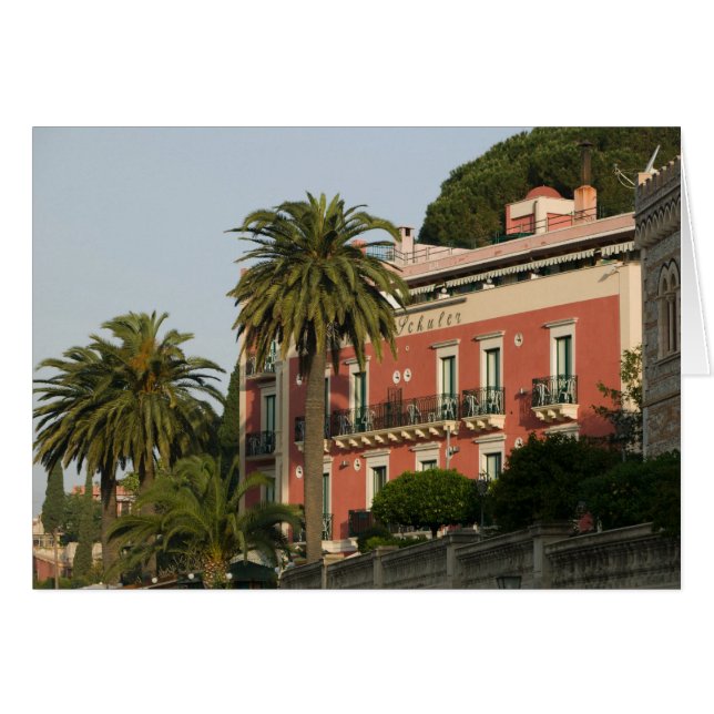 ITALIË, Sicilië, TAORMINA: Hotel Schuler (Voorkant Horizontaal)