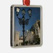 ITALIË, Sicilië, TAORMINA: Piazza iX Aprile, San Metalen Ornament (Rechts)