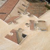 ITALIË, Sicilië, TAORMINA: Uitzicht naar Piazza IX Legpuzzel (Zijkant)