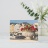 Italië, Sicilië, Termini Imerese, Uitzicht en bloe Briefkaart (Staand voorkant)